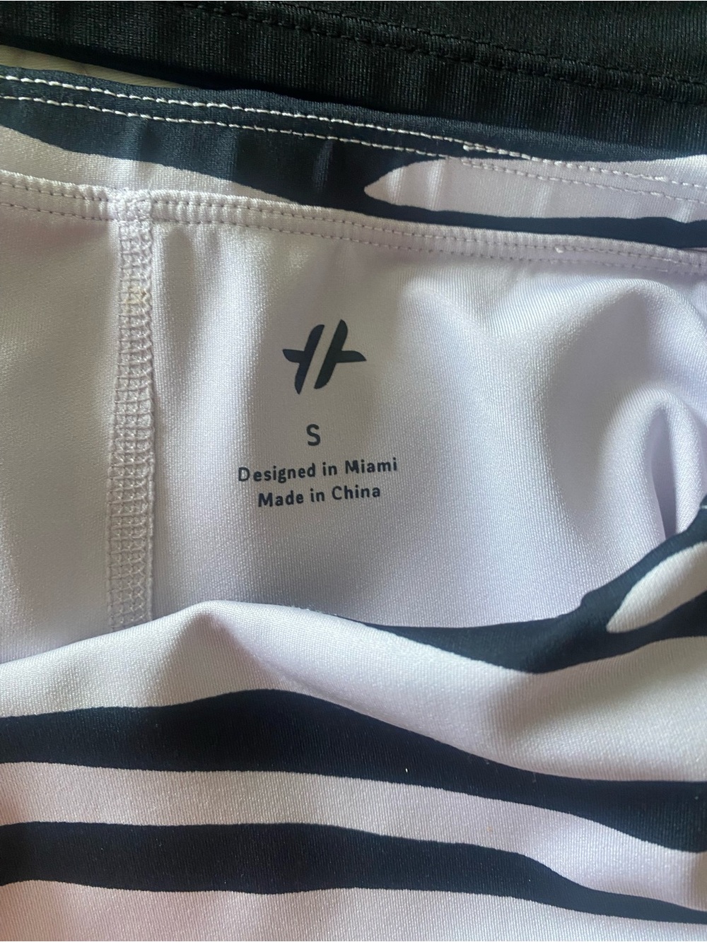Tail Zebra Print Tennis Set – Skirt + Top (Small) 🖤🤍🎾 - Picture 3 of 6